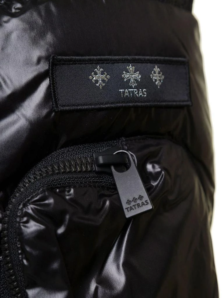 商品TATRAS|'Belbo' Black Down Jacket with Logo Patch and Patch Pocket on Sleeve in Shiny Nylon Man,价格¥3259,第3张图片详细描述