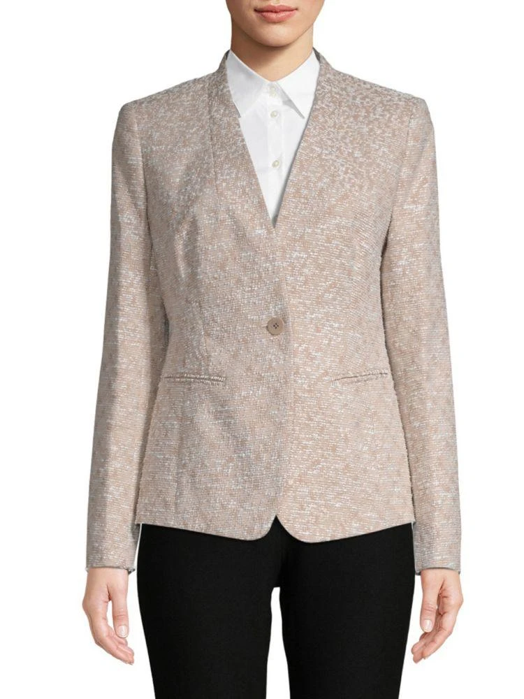 商品Lafayette 148 New York|Clary One-Button Jacket,价格¥1499,第1张图片
