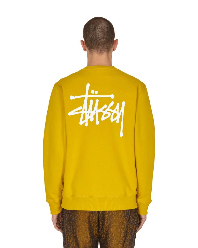 商品STUSSY|Basic Stussy Crewneck Sweatshirt Yellow,价格¥801,第3张图片详细描述