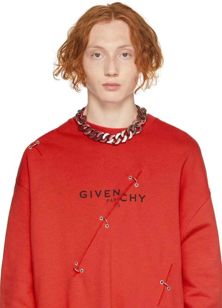 商品Givenchy|Pink Medium Shading G Chain Necklace,价格¥6632,第2张图片详细描述