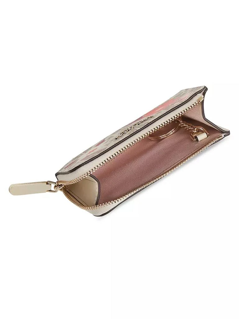 商品Kate Spade|Spade Flower Coated Canvas Key Pouch,价格¥459,第2张图片详细描述