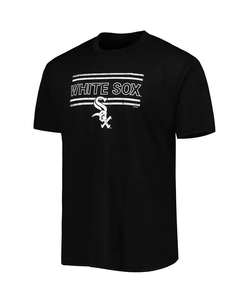 商品Concepts Sport|Men's Black and Gray Chicago White Sox Badge T-shirt and Pants Sleep Set,价格¥386,第3张图片详细描述