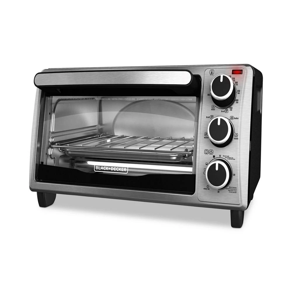 商品Black & Decker|Stainless Steel 4 Slice Toaster & Broiler Oven,价格¥748,第1张图片