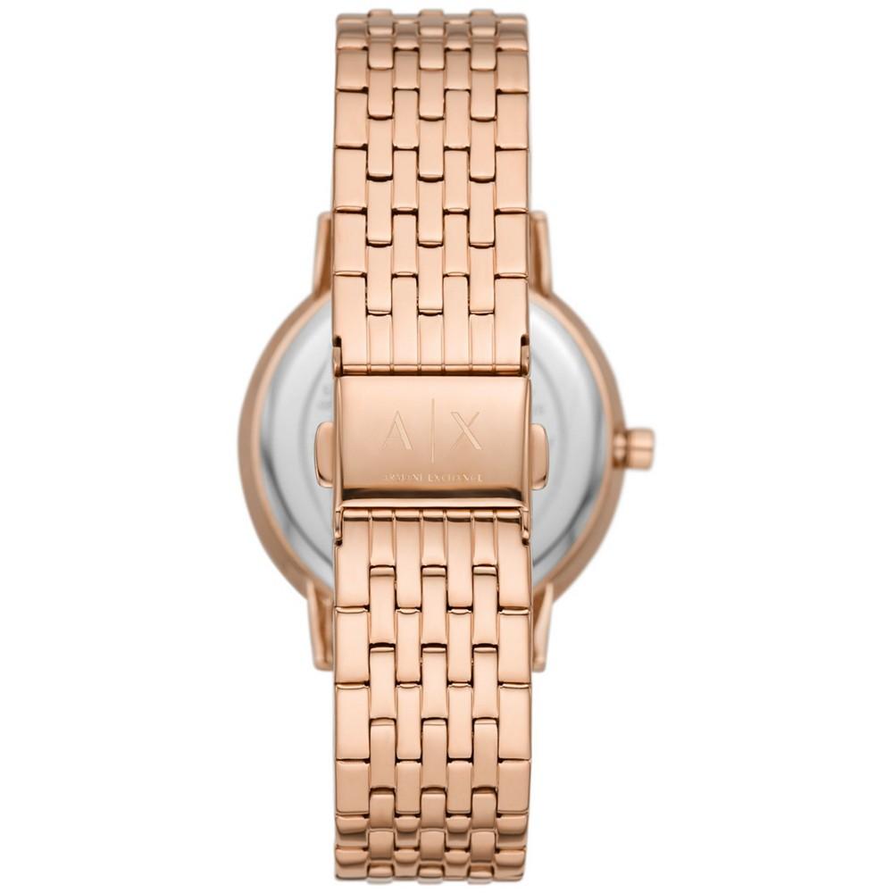 Women's Three-Hand Rose Gold-Tone Stainless Steel Bracelet Watch, 36mm商品第3张图片规格展示
