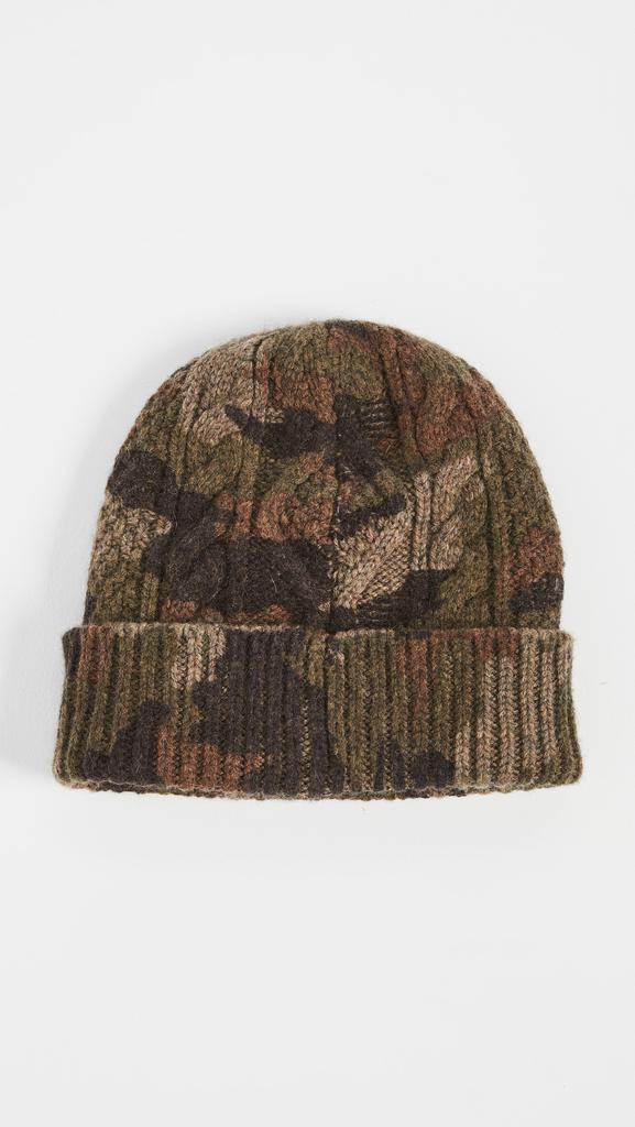 Polo Ralph Lauren Camo Cable Beanie商品第4张图片规格展示