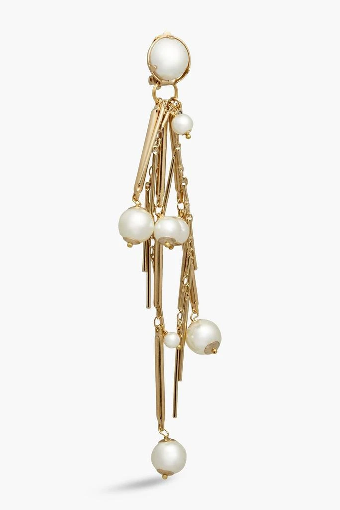 商品ROSANTICA|Gold-tone faux pearl clip earrings,价格¥945,第3张图片详细描述