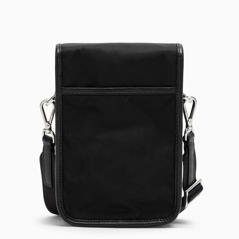 商品Prada|Small messenger bag in black Re-Nylon,价格¥10844,第4张图片详细描述