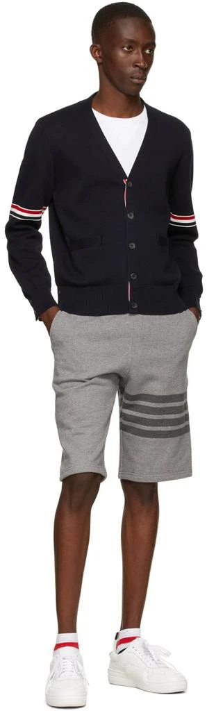 商品Thom Browne|灰色 Loopback 4-Bar 短裤,价格¥6525,第4张图片详细描述