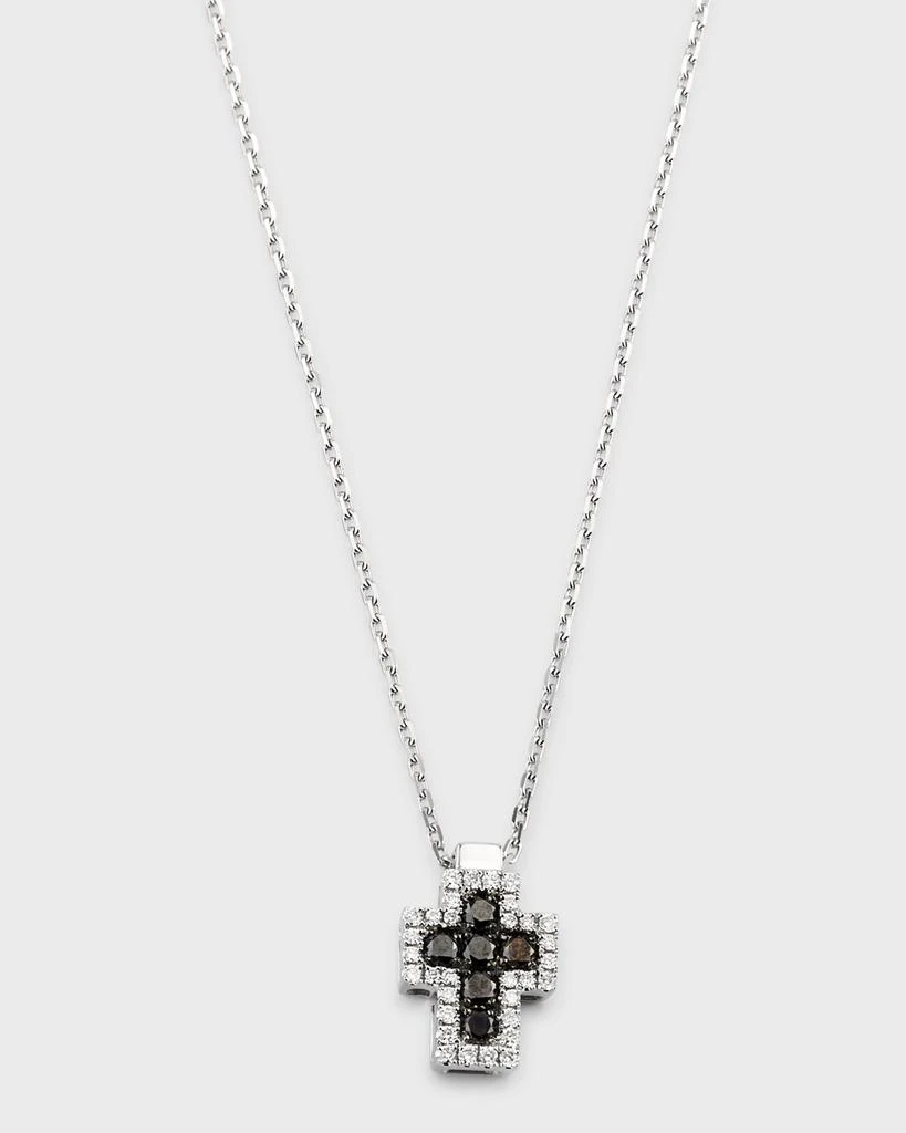 商品Frederic Sage|18K White Gold Firenze II Cross Inside Chain Necklace,价格¥13086,第1张图片