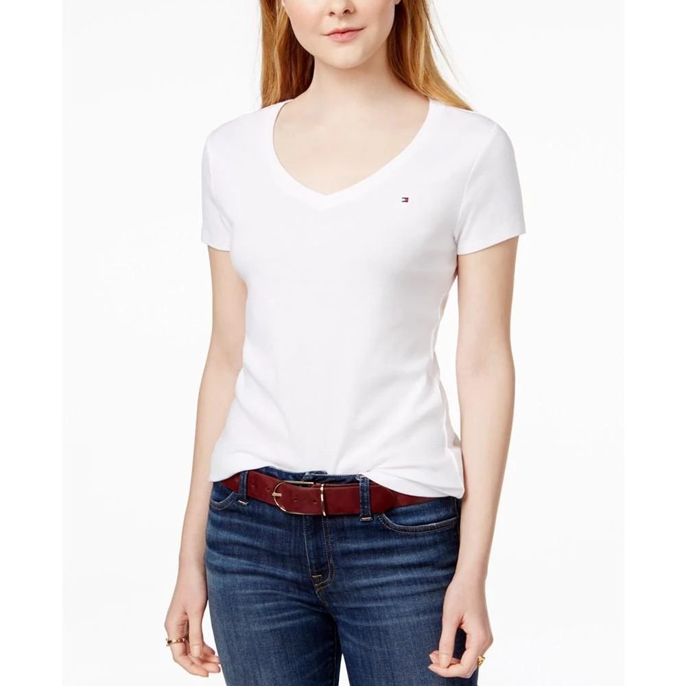 商品Tommy Hilfiger|V领T恤 -  专为梅西百货设计,价格¥198,第1张图片