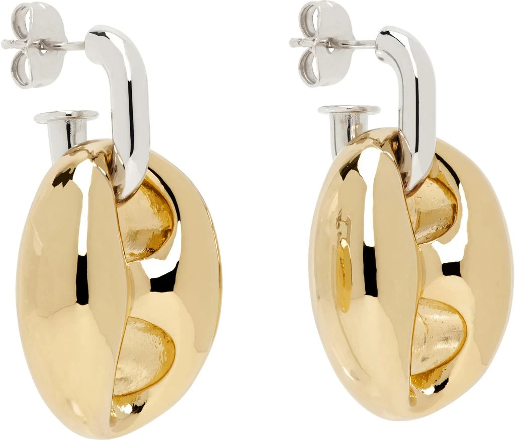 商品Rabanne|Gold & Silver Eight Chunky Earrings,价格¥2468,第2张图片详细描述