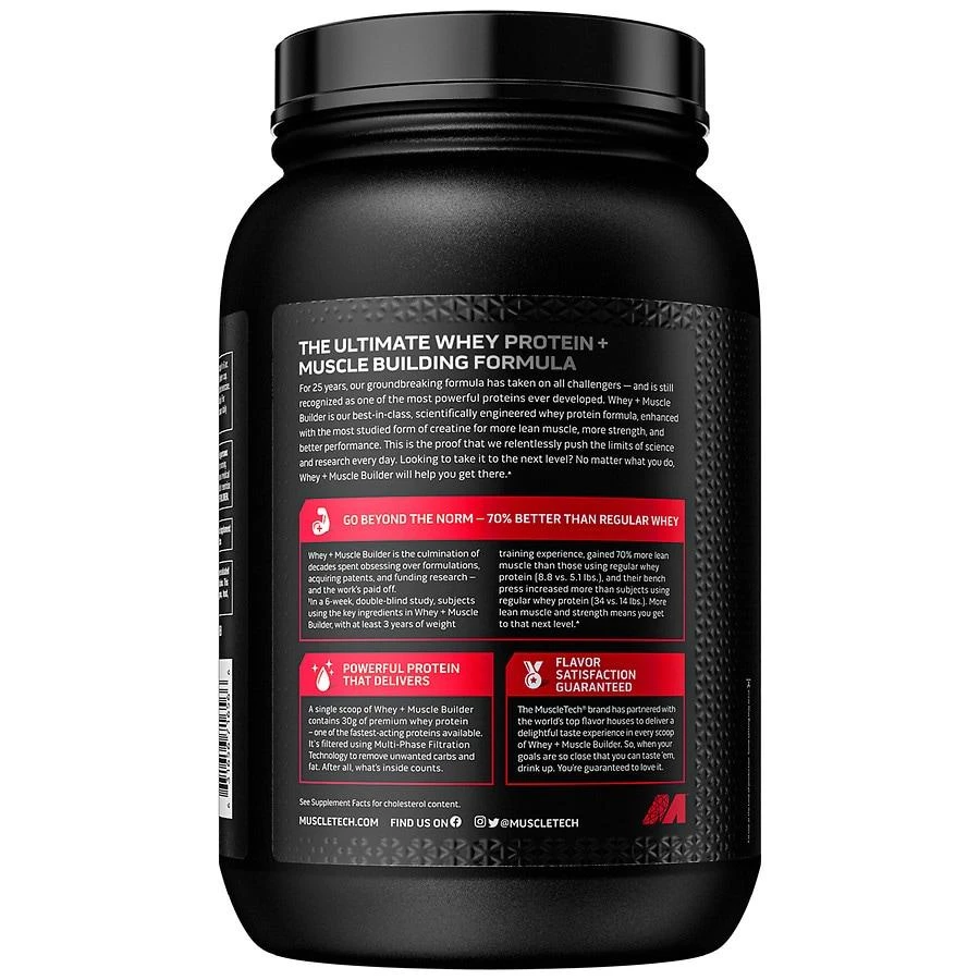 商品MuscleTech|Whey + Musclebuilder,价格¥273,第2张图片详细描述