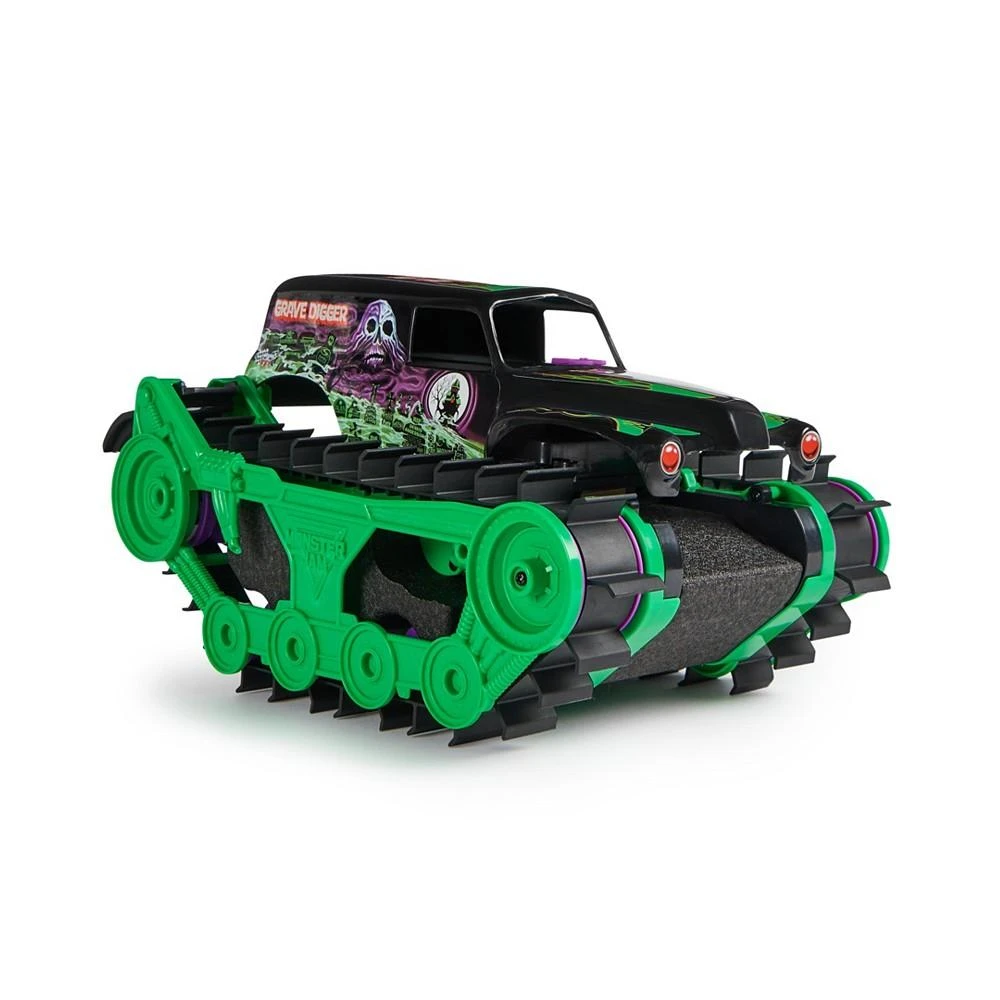 商品Monster Jam|Grave Digger Trax All-Terrain Remote Control Outdoor Vehicle, 1-15 Scale, Kids Toys for Boys and Girls Ages 4 and Up,价格¥484,第2张图片详细描述