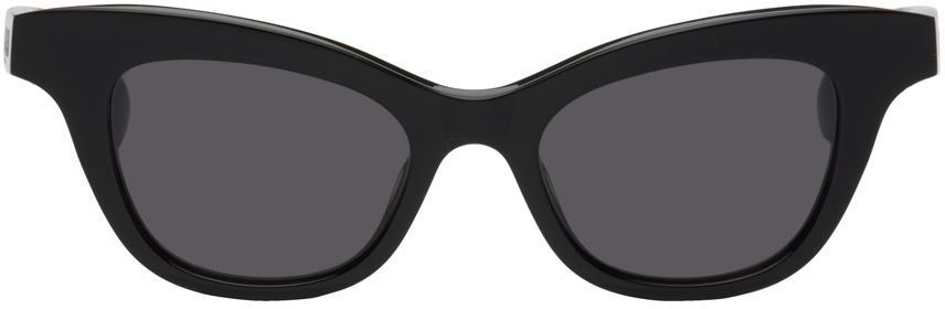 商品Alexander McQueen|Black Cat-Eye Sunglasses,价格¥2413,第1张图片
