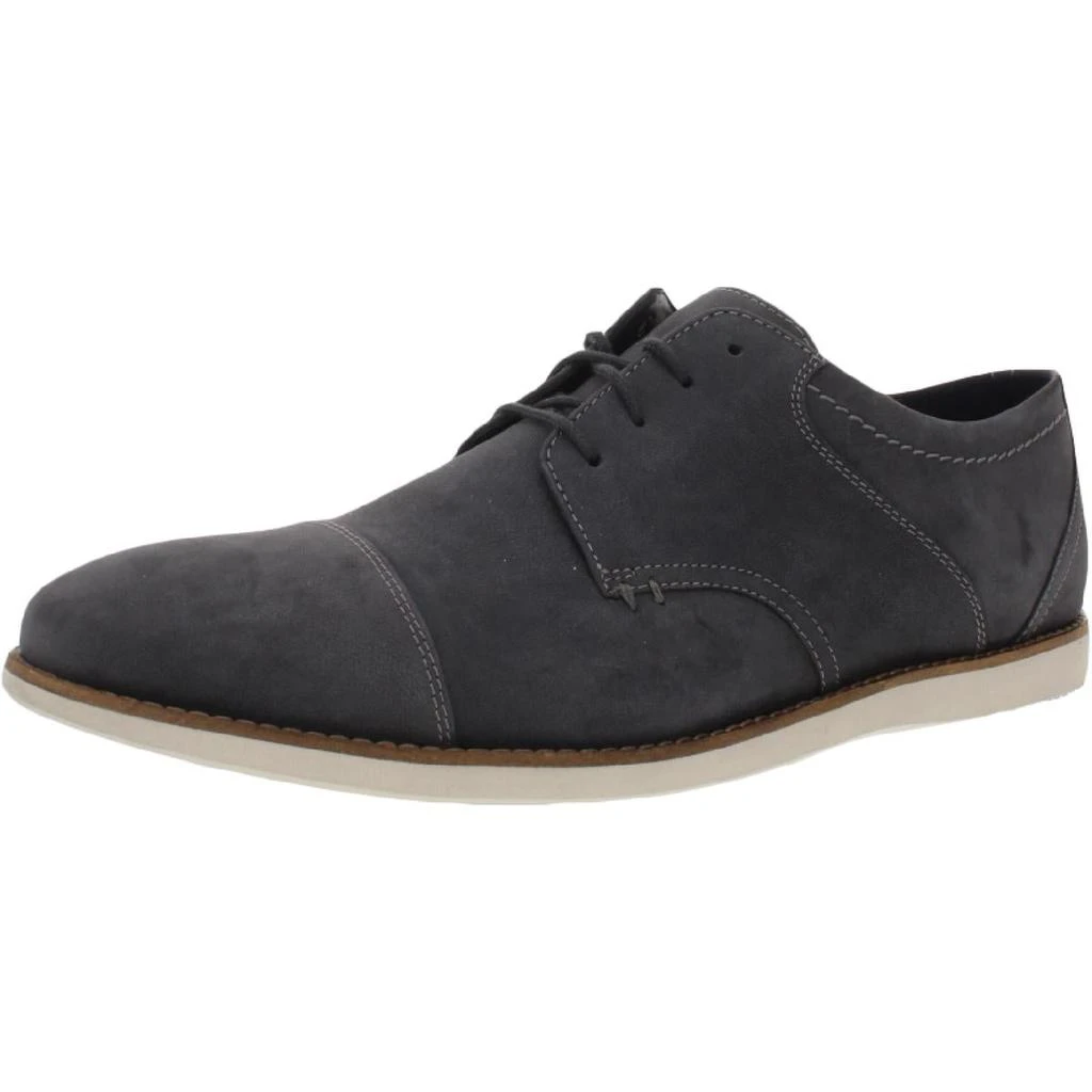 商品Clarks|Clarks Mens Raharto Vibe Nubuck Lace Up Oxfords,价格¥342,第1张图片
