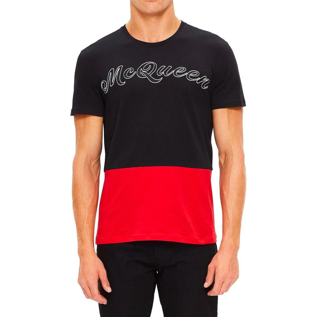 商品Alexander McQueen|Alexander Mcqueen Cotton Logo T-Shirt,价格¥1996,第2张图片详细描述