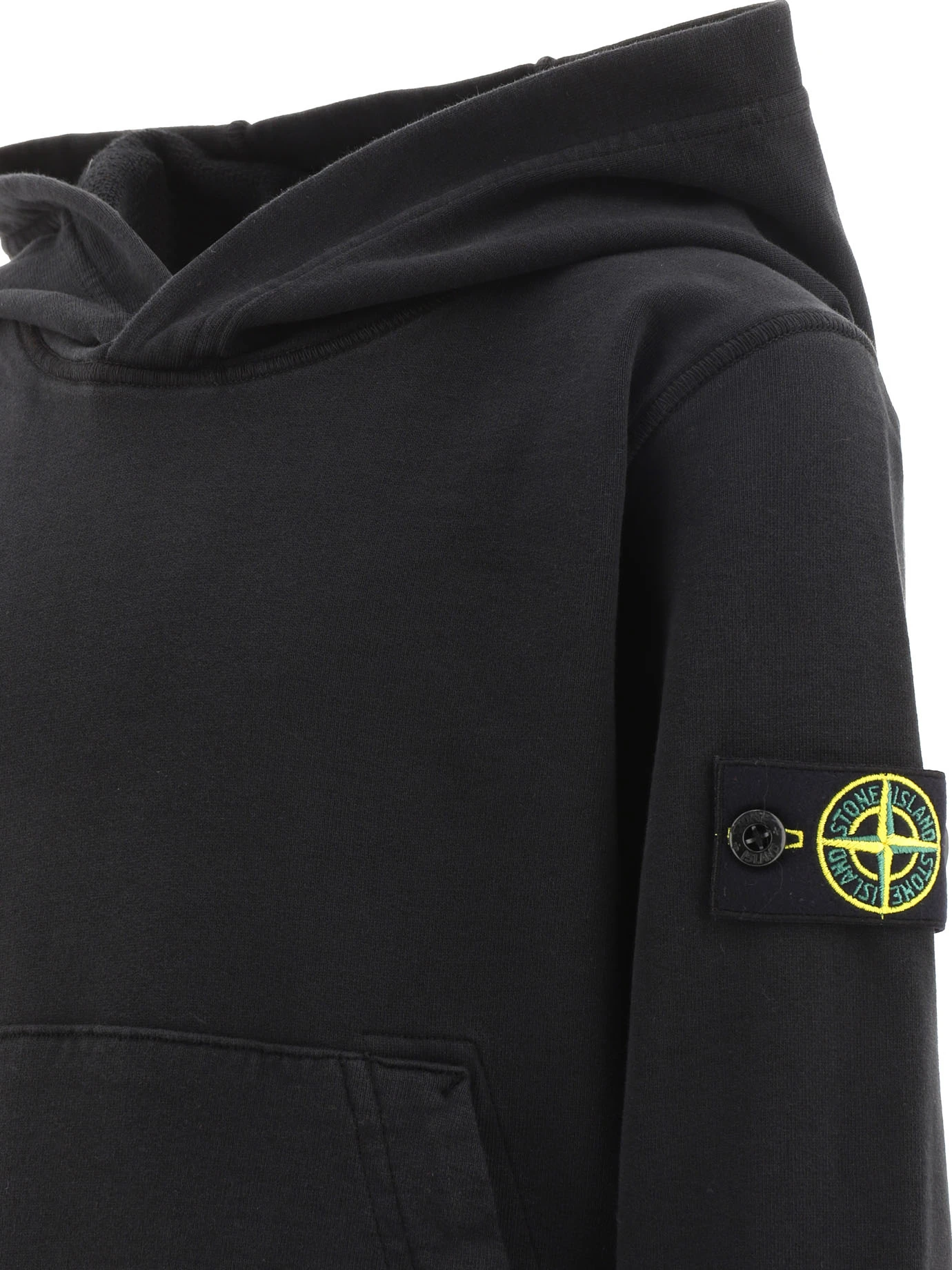 商品【商品预售7天】 Stone Island|Stone Island 男童卫衣 781661640V0029 黑色,价格¥888,第5张图片详细描述