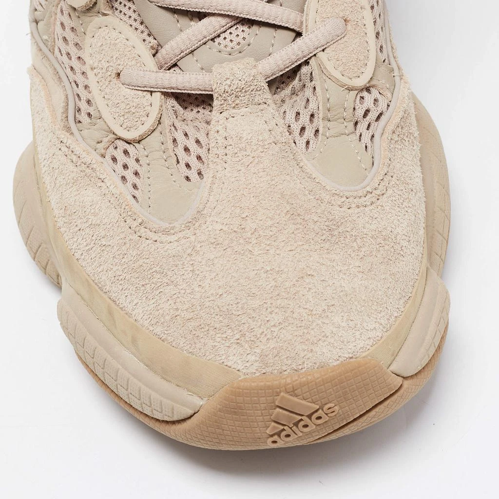 Yeezy x Adidas Beige Suede And Mesh Yeezy 500 Lace Up Sneakers Size 43 1/3 商品