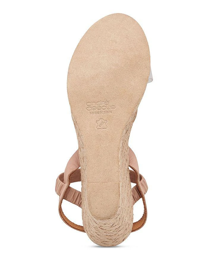 Women's Alberta Transparent Strap Espadrille Wedge Heel Sandals 商品