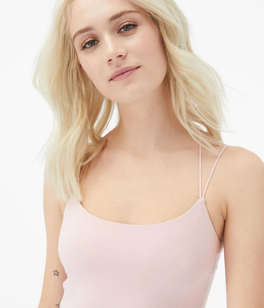 商品Aeropostale|Aeropostale Women's Seriously Soft Strappy Cropped Bungee Tank***,价格¥32,第3张图片详细描述