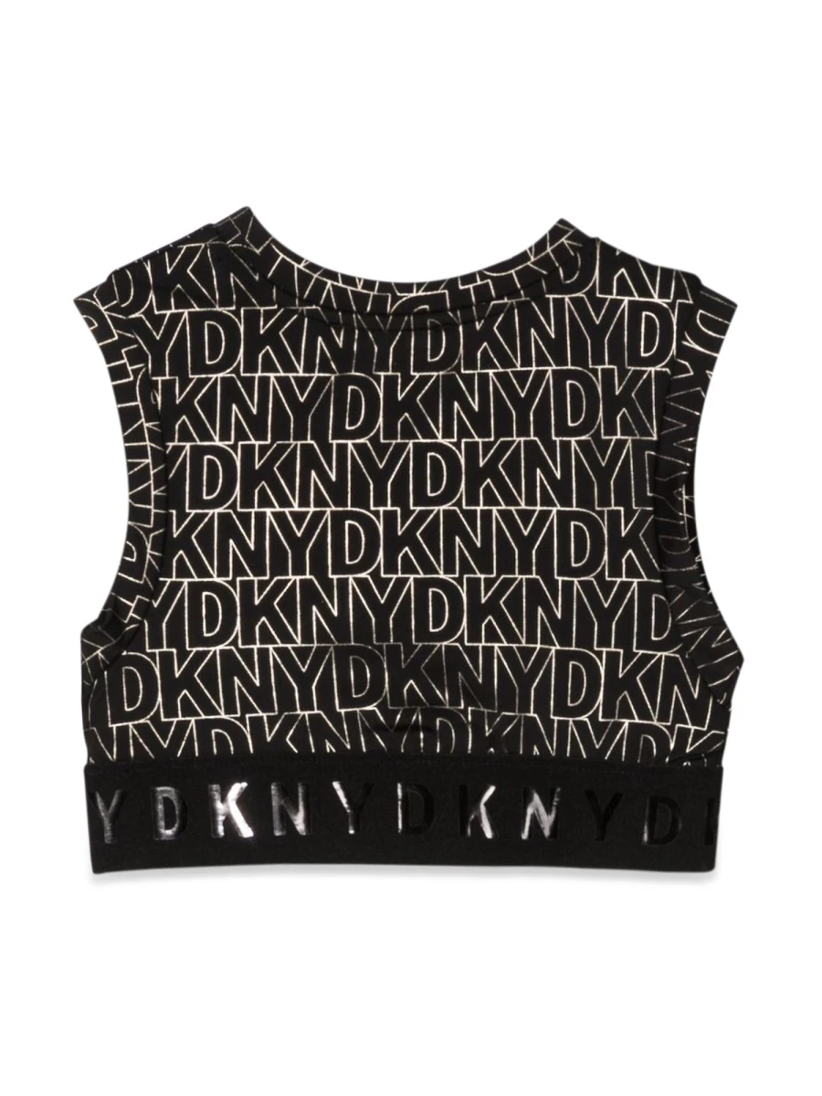 商品【商品预售7天】 DKNY|DKNY 女童背心吊带 D35S25KM15 黑色,价格¥438,第4张图片详细描述