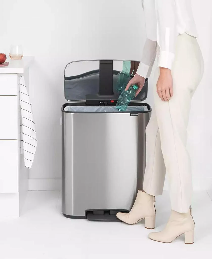 商品Brabantia|Bo Step on Trash Can, 16 Gallon, 60 Liter,价格¥1926,第3张图片详细描述
