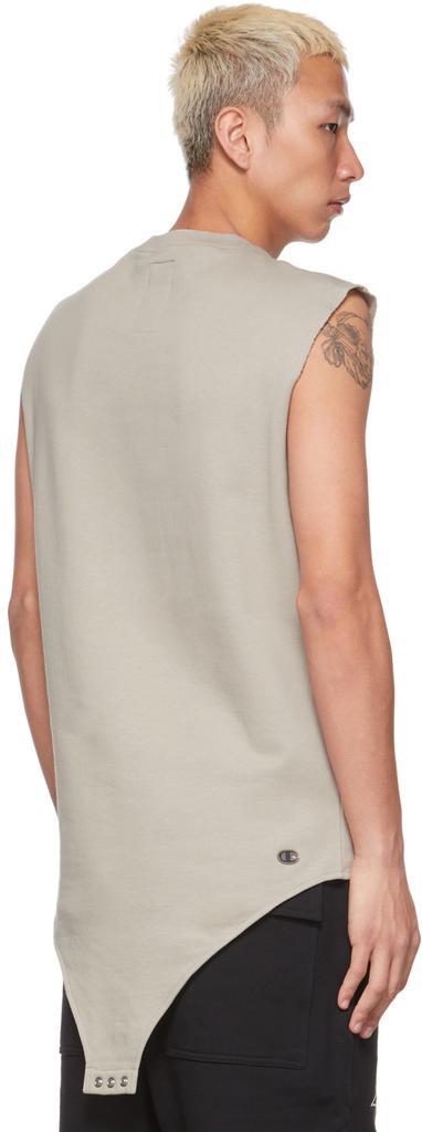 商品Rick Owens|Beige Champion Edition Sleeveless Sweater,价格¥3247,第5张图片详细描述