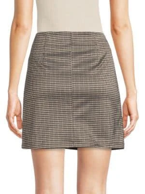 商品Max Studio|Checked A Line Mini Skirt,价格¥121,第2张图片详细描述