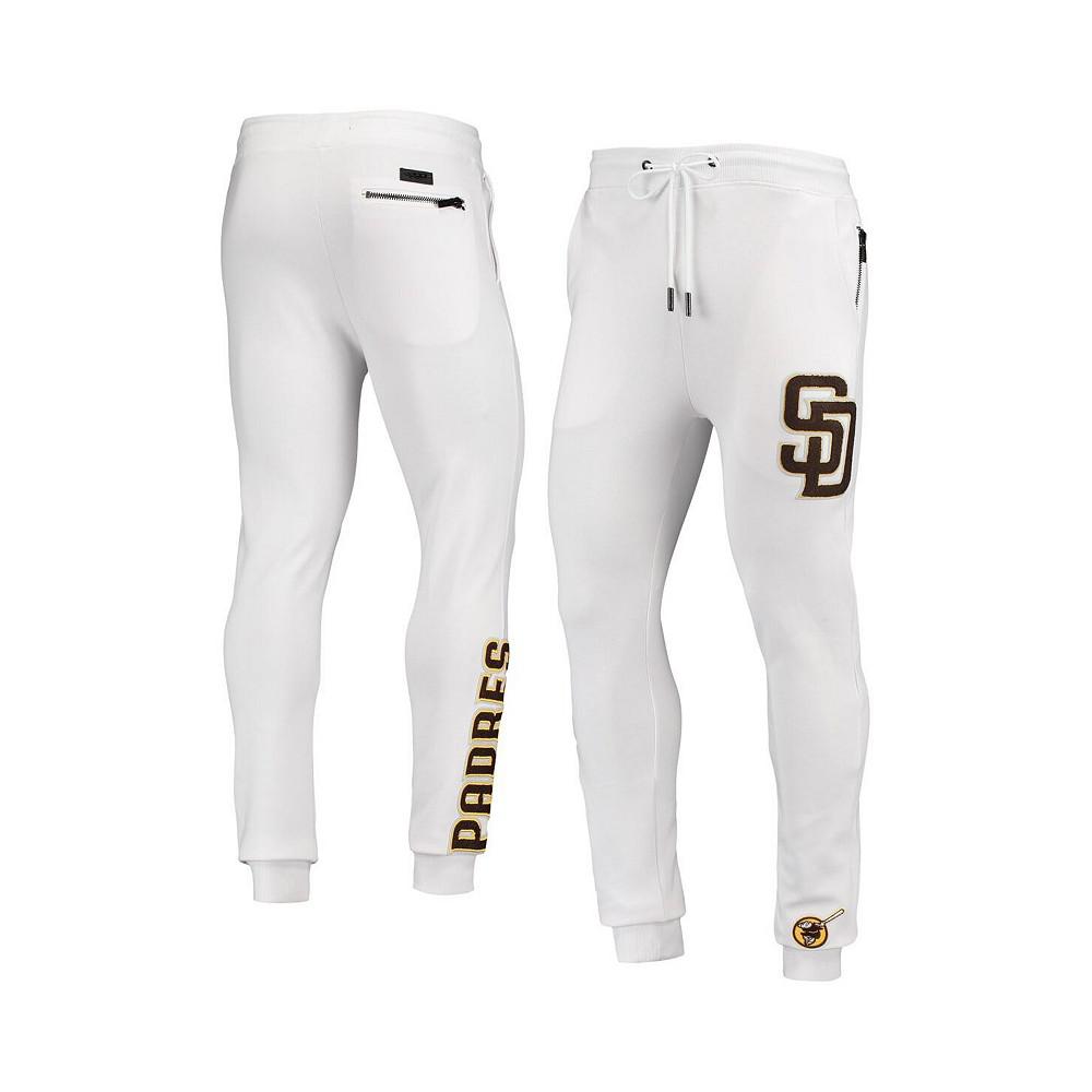 Men's White San Diego Padres Team Logo Jogger Pants商品第1张图片规格展示