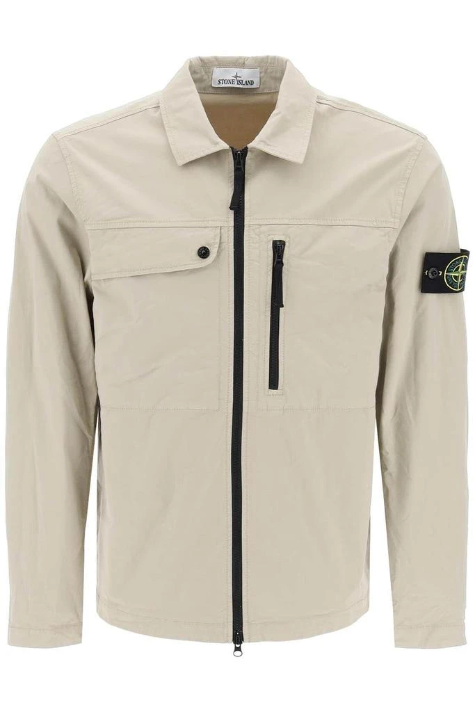 商品Stone Island|Supima Cotton Twill Stretch-TC overshirt,价格¥2209,第1张图片