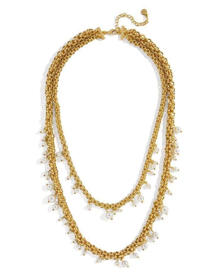 商品BAUBLEBAR|Georgian Layered Statement Necklace, 21.5",价格¥270,第2张图片详细描述