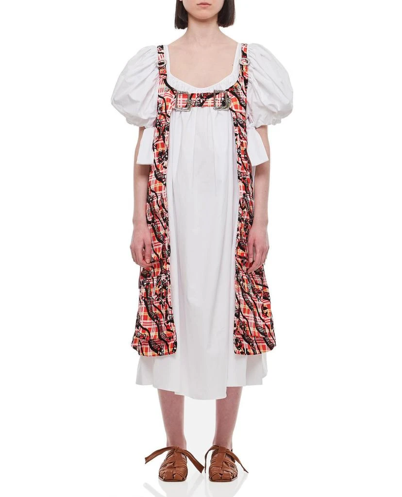 商品CHOPOVA LOWENA|Chopova Lowena Layered Effect Puff Sleeved Midi Dress,价格¥5173,第1张图片