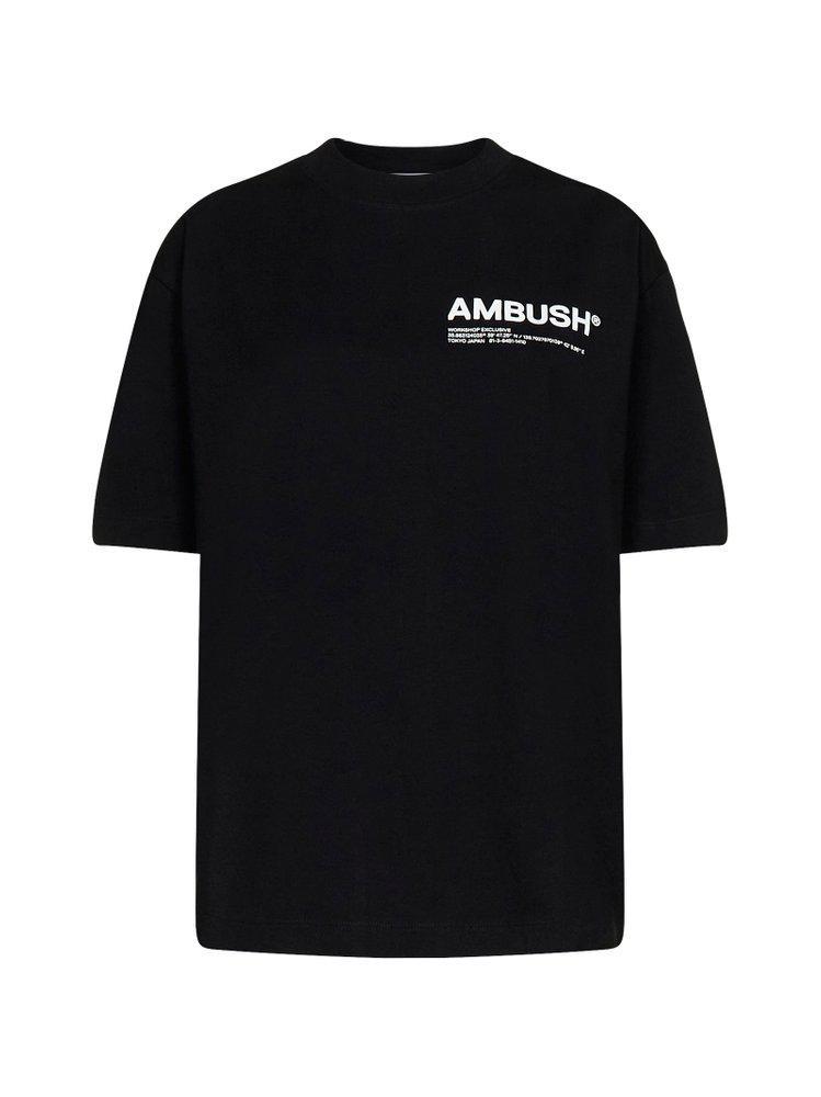 商品Ambush|Ambush Logo Printed Crewneck T-Shirt,价格¥717,第1张图片