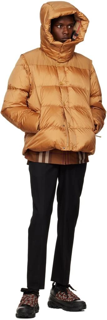 Tan Quilted Down Jacket 商品