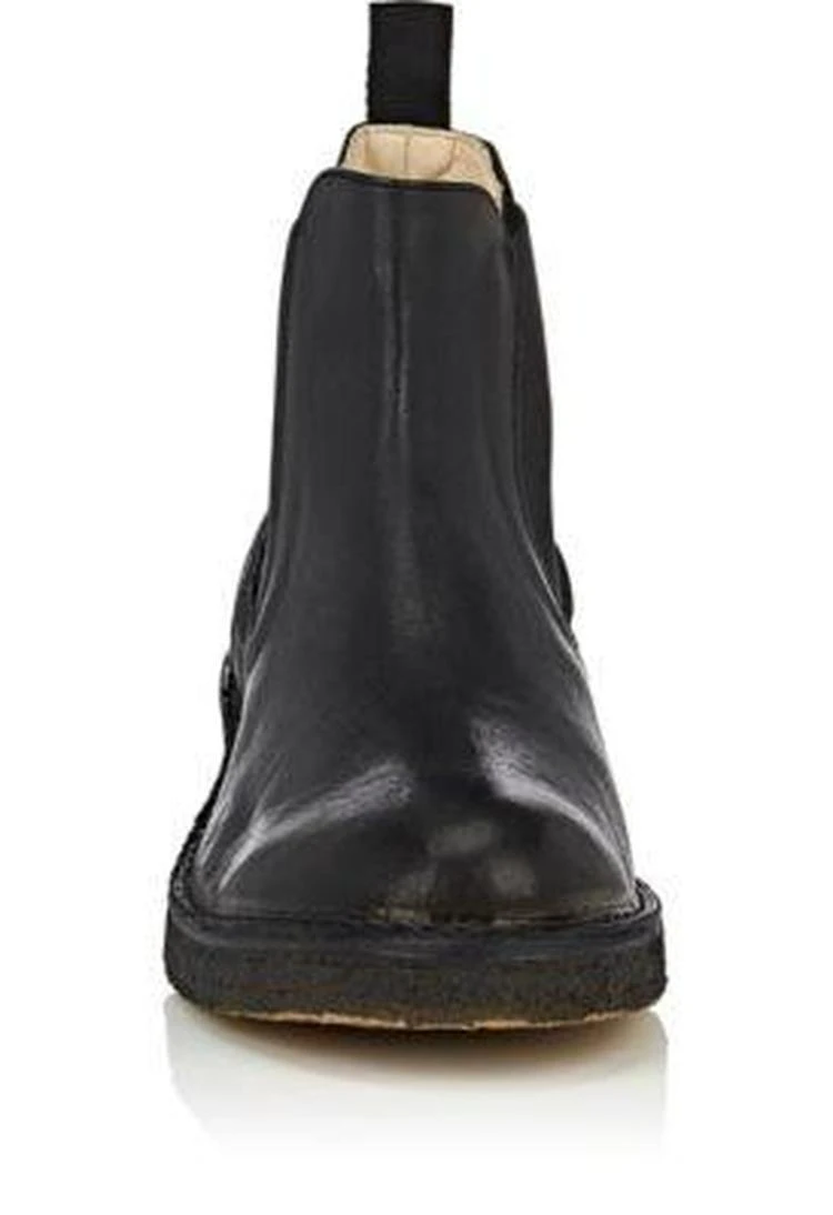 商品Barneys New York|Grained Leather Chelsea Boots,价格¥1320,第4张图片详细描述