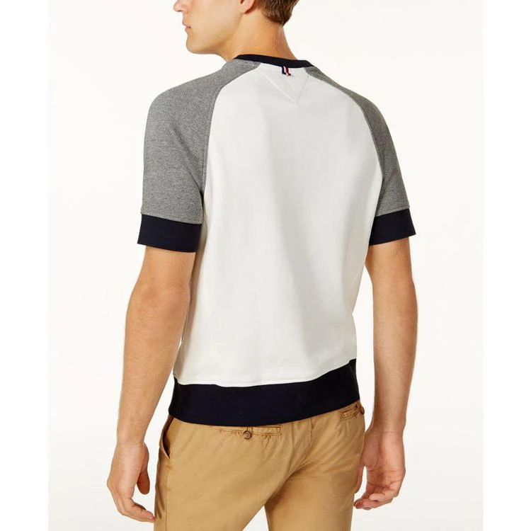 商品Tommy Hilfiger|Men's Colorblocked Short-Sleeve Sweatshirt,价格¥306,第3张图片详细描述