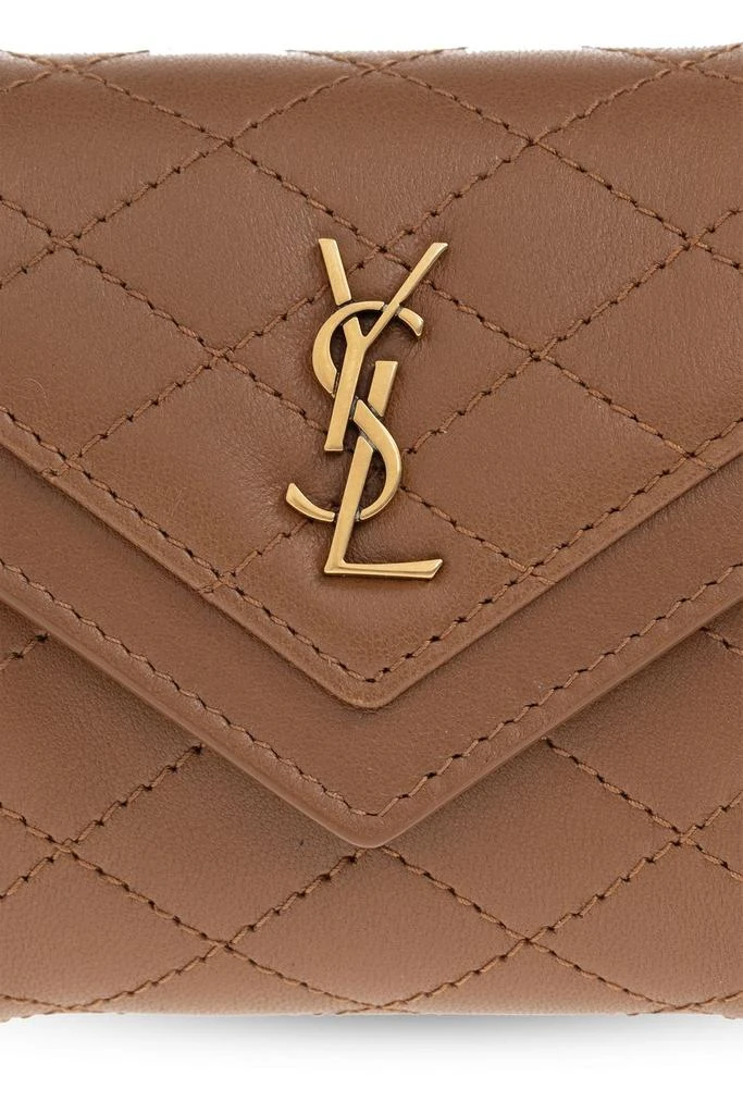 商品Yves Saint Laurent|Saint Laurent Logo Plaque Quilted Purse,价格¥3913,第4张图片详细描述