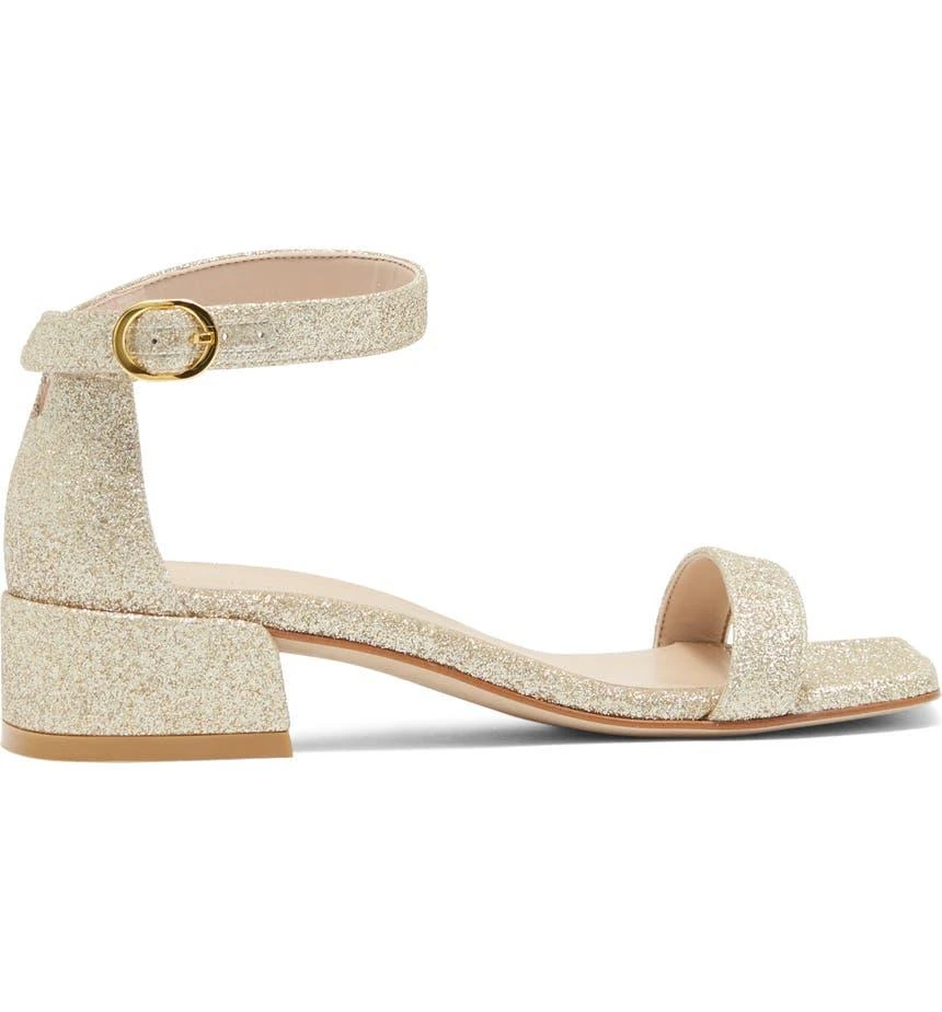 商品Stuart Weitzman|Nudistjune Square Sandal,价格¥830,第3张图片详细描述