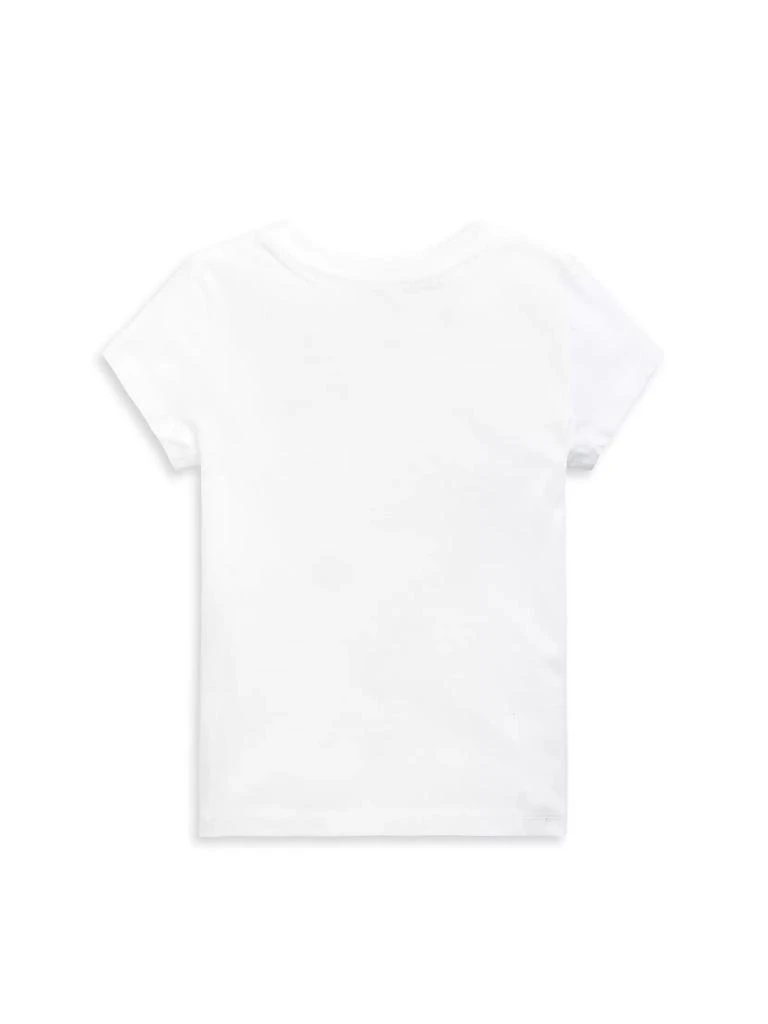 商品Ralph Lauren|Little Girl's & Girl's Signature Cotton Polo Tee,价格¥221,第3张图片详细描述