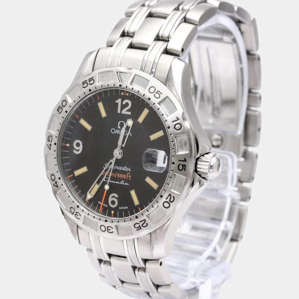 商品[二手商品] Omega|Omega Black Stainless Steel Seamaster 2514.50 Quartz Men's Wristwatch 36 mm,价格¥9473,第1张图片