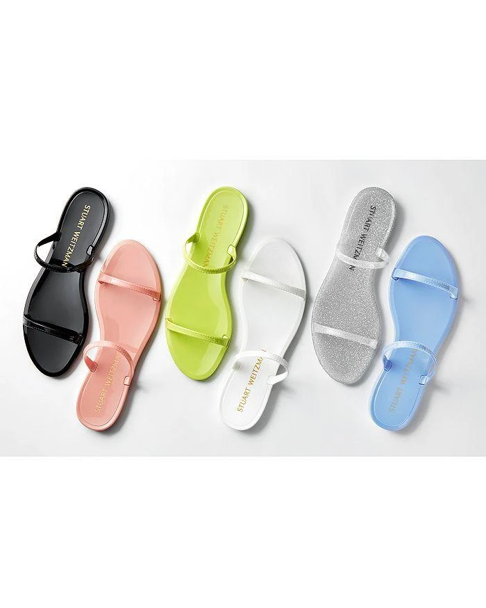 商品Stuart Weitzman|Women's Sawyer Jelly Slide Sandals,价格¥496,第3张图片详细描述