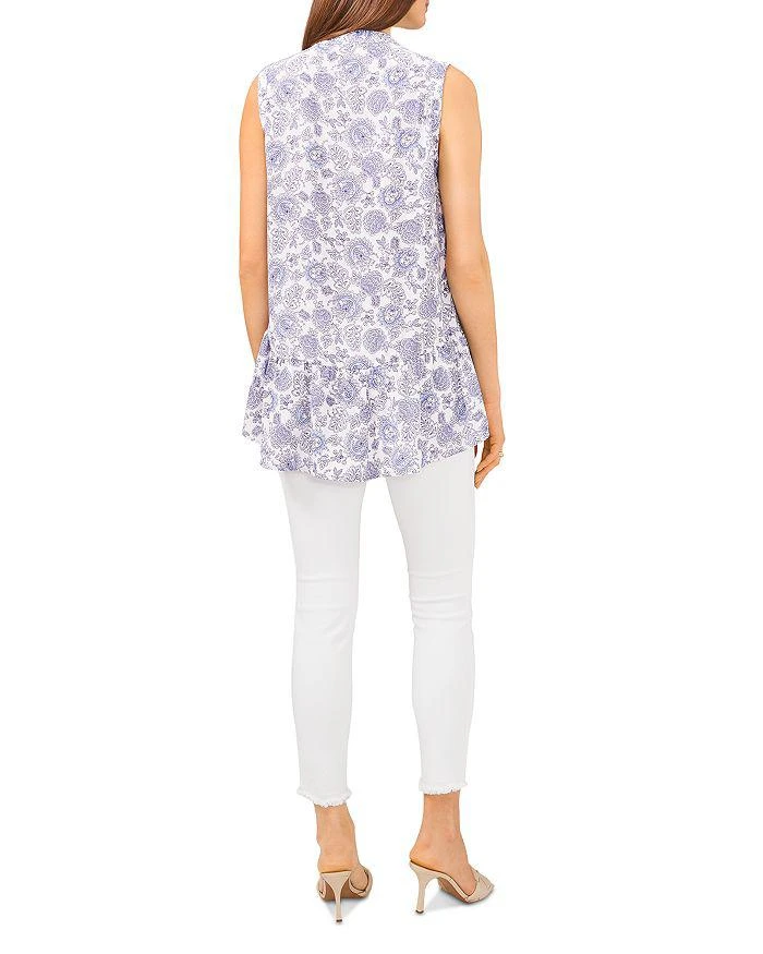商品Vince Camuto|Floral Button Down Tunic Tank,价格¥154,第4张图片详细描述
