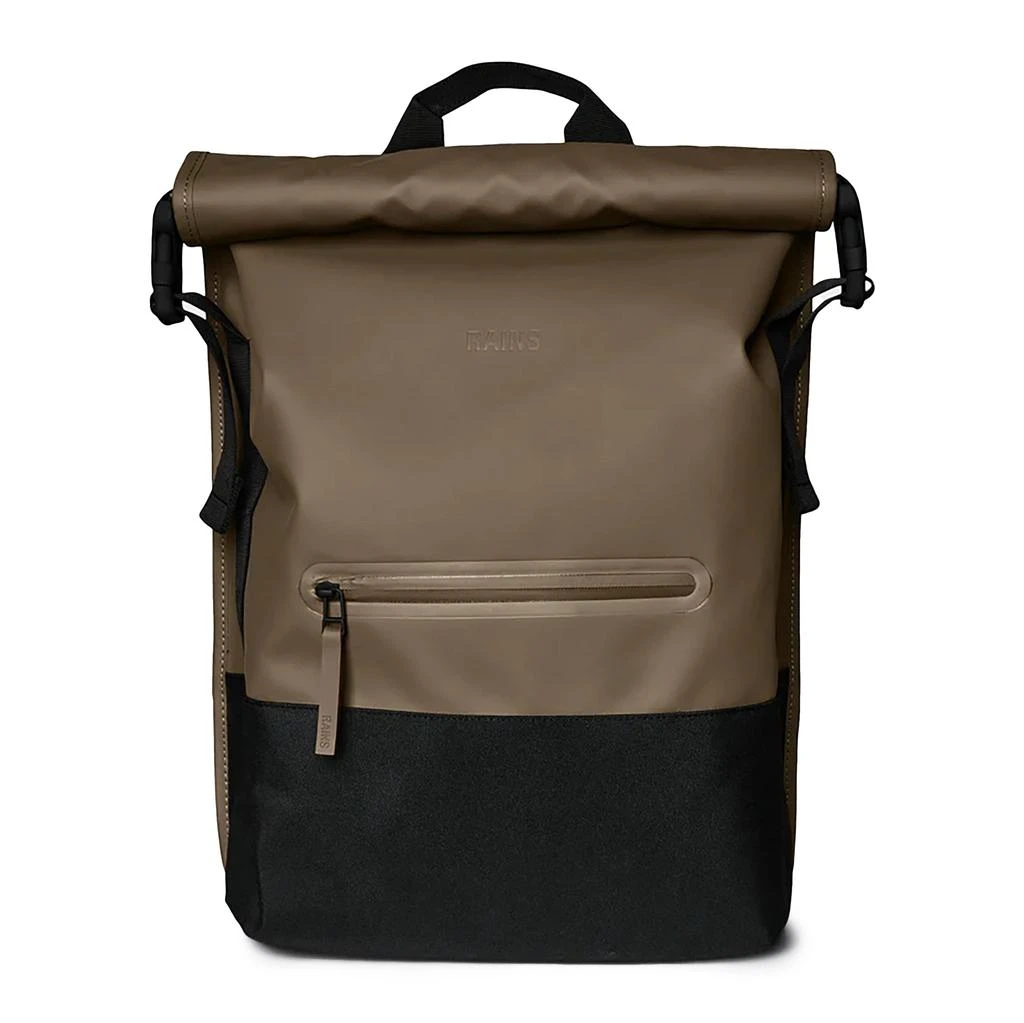 商品RAINS|Rains Buckle Rolltop Rucksack - Wood,价格¥930,第1张图片