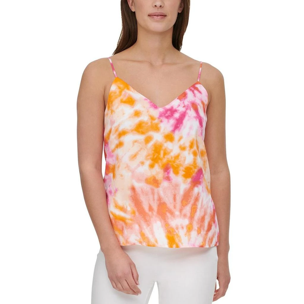 商品Calvin Klein|Calvin Klein Womens Tie-Dye Adjustable Straps Cami,价格¥54,第1张图片