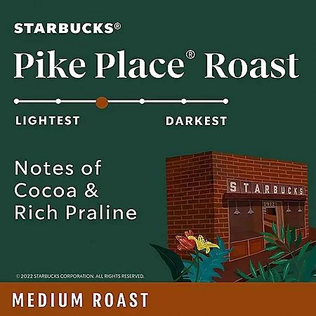 商品Starbucks|Pike Place 中度烘焙咖啡粉(40 oz.),价格¥160,第3张图片详细描述