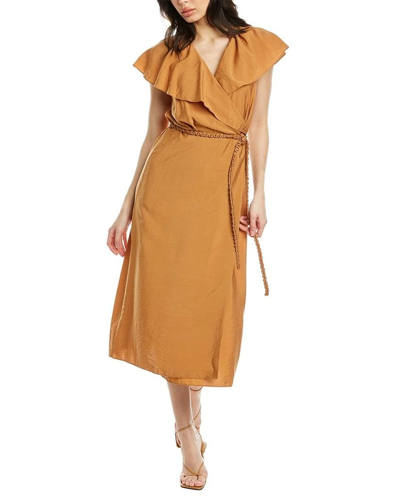 商品Vince|Vince Braided Belt Wrap Dress,价格¥591,第1张图片