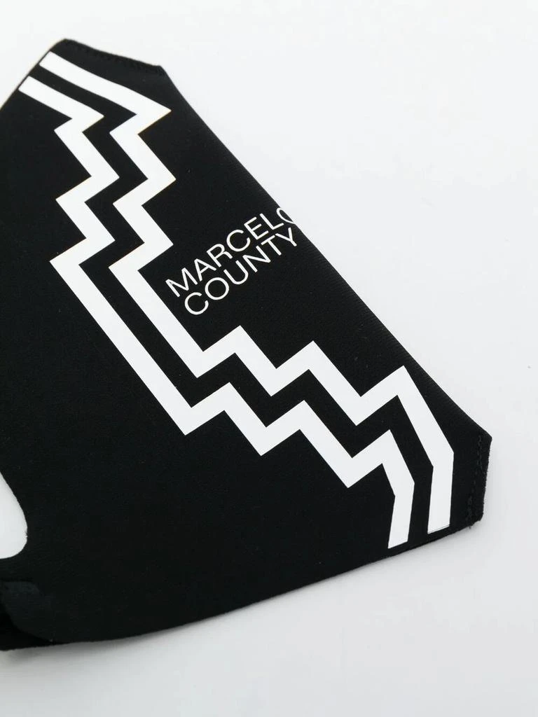 商品Marcelo Burlon|Marcelo Burlon Logo Print Face Mask,价格¥535,第3张图片详细描述