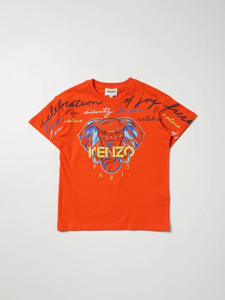 商品Kenzo|Kenzo Junior T-shirt with Elefante Kenzo Paris logo,价格¥223,第1张图片