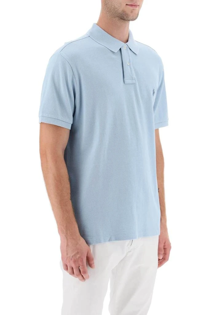商品Ralph Lauren|Pique cotton polo shirt,价格¥472,第3张图片详细描述