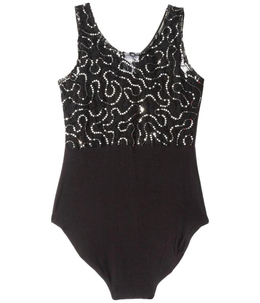 商品Flo Active|Sequin Lace Back Tank Leotard (Little Kids/Big Kids),价格¥59,第2张图片详细描述